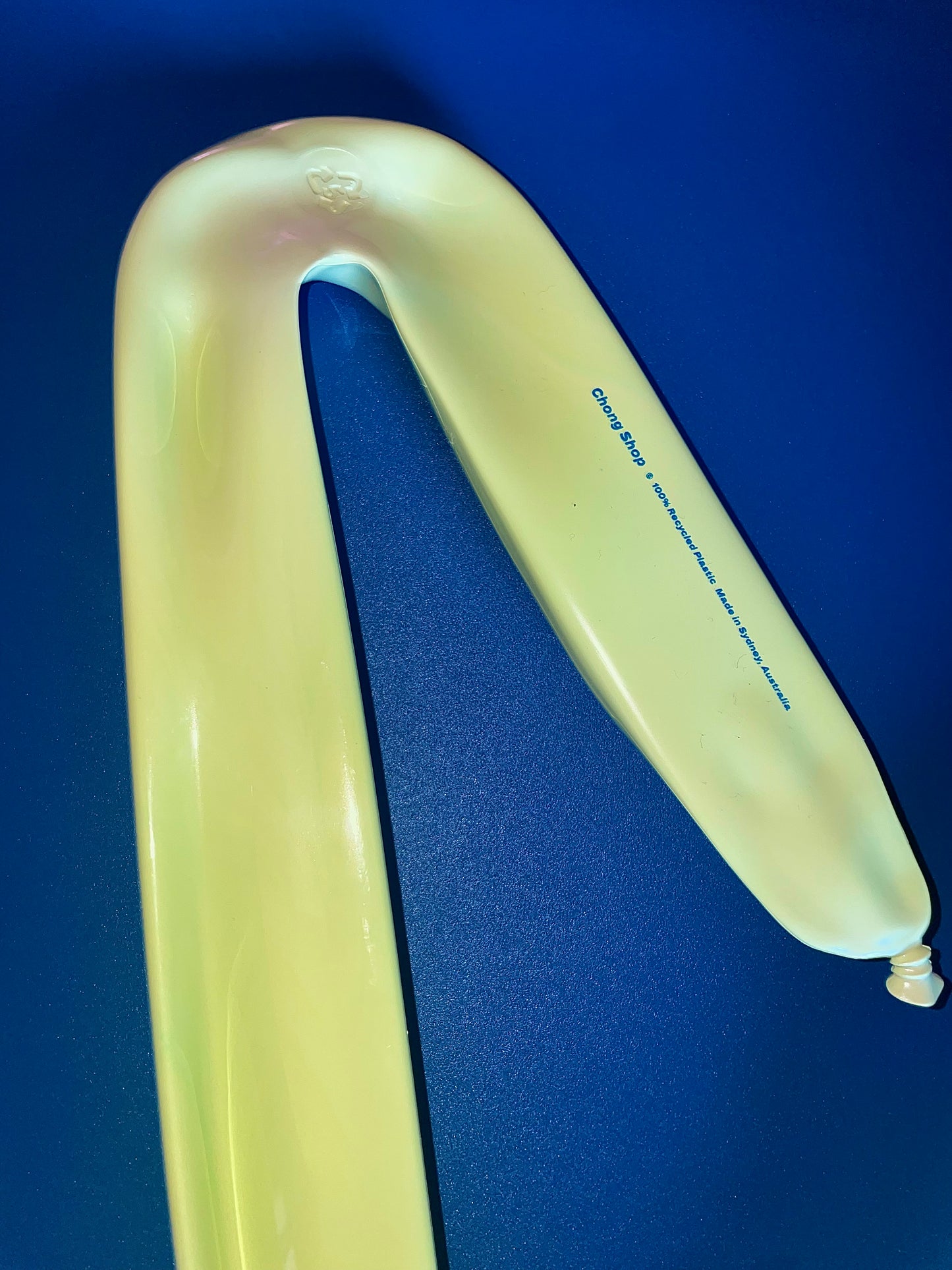 Deflated Balloon Hanger Sunny Lime