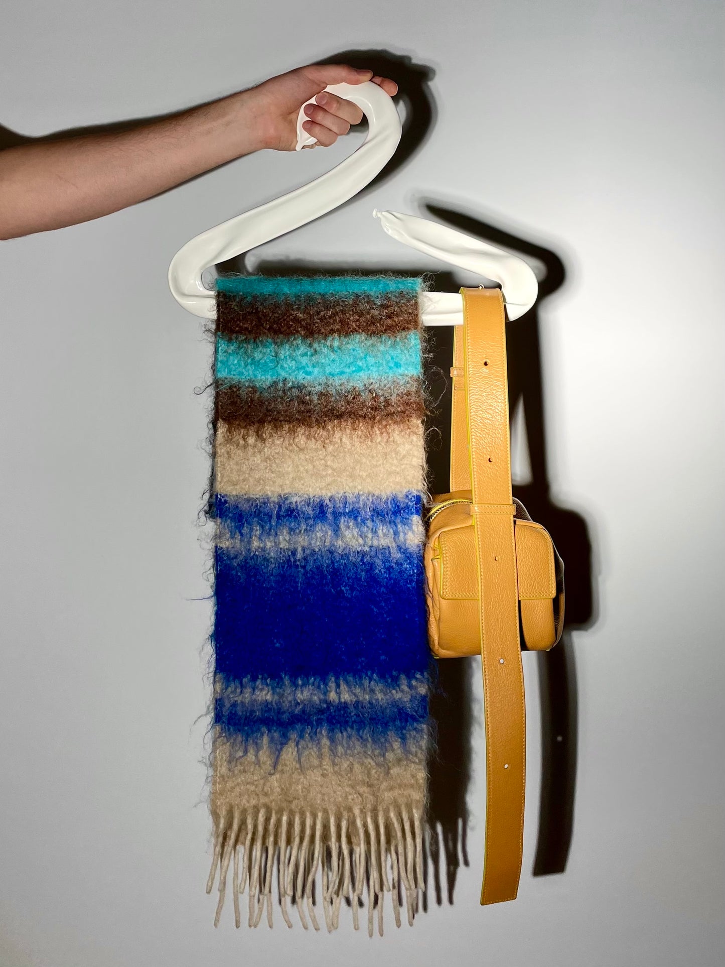 Deflated Balloon Hanger Laundry White